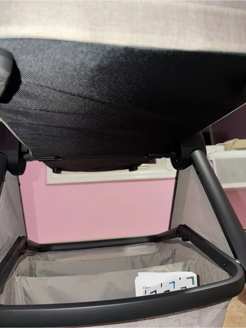 Nuna x pottery barn Tan Bassinet and stand